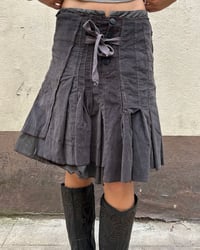 Image 1 of PLEATED BOW SKIRT