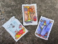 Image 1 of Halloweenies on Paper Series