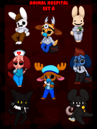 Image 1 of [ PREORDER ] Animal Hospital Sticker Sheet