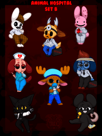 Image 2 of [ PREORDER ] Animal Hospital Sticker Sheet
