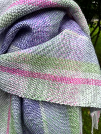 Image 3 of Summer Thistles Woven Scarf 