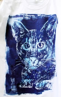 Image 1 of Maglietta Serigrafia Gatto
