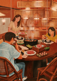 Image 1 of Where the hotpot simmers, A3