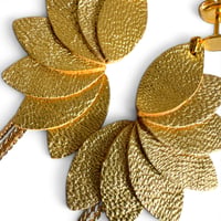 Image 3 of Boucles d'oreilles pendantes, modèle SALOMÉ, Or 