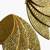 Image 3 of Boucles d'oreilles puces , modèle SALLY,  Or