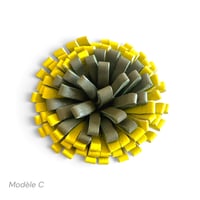 Image 6 of Broches Florales , modèles BLOOM, Kaki