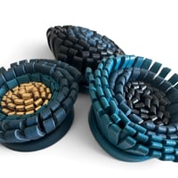 Image 2 of Broches Florales , modèles BLOOM, Bleu