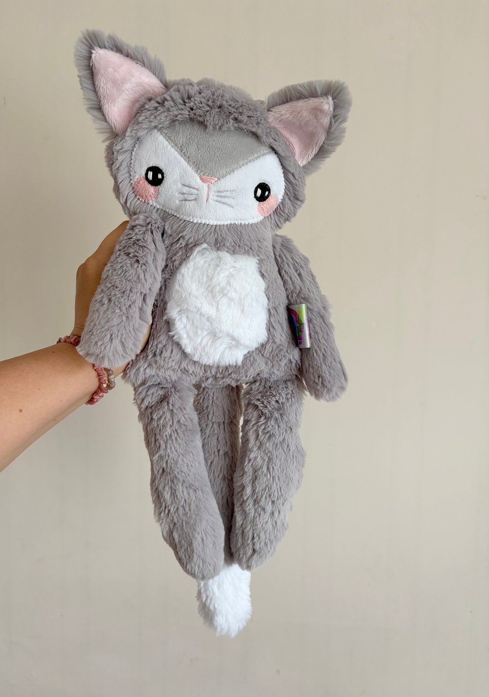 Image of OOAK Smokey the Cat Plushie (20 inches)