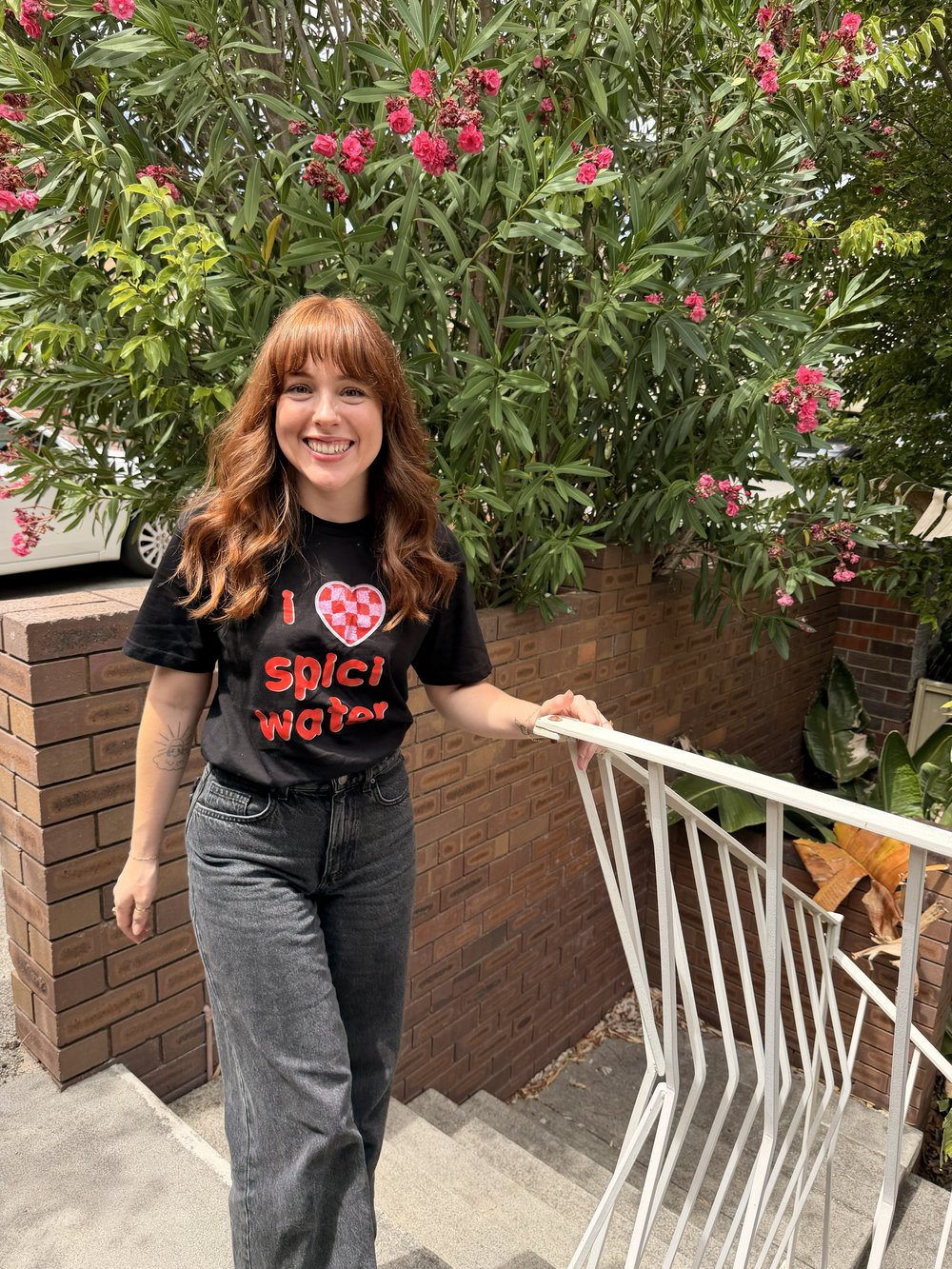 I Love Spici Water Tee - Black