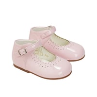 Pink plain shoes