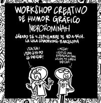 Image 1 of WORKSHOP CREATIVO DE HUMOR GRÁFICO  MERCROMINAH (BARCELONA)