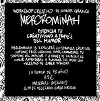 Image 2 of WORKSHOP CREATIVO DE HUMOR GRÁFICO  MERCROMINAH (BARCELONA)