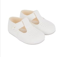 Image 1 of White boys soft sole (baypods)