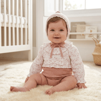 Image 2 of Dusty pink girls romper