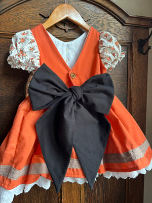 Image of Orange Autumn dress