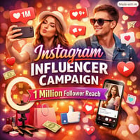 Worldwide Instagram Influencer Campaign - 1 Million Follower Reach