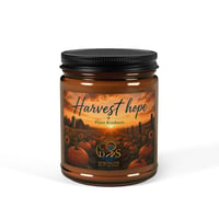 Image 1 of Harvest Hope | Inspirational 9 oz Soy Candle | Autumn Collection
