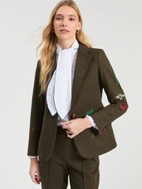 Image 1 of CHAQUETA VERDE FRANELA VILAGALLO