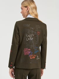 Image 2 of CHAQUETA VERDE FRANELA VILAGALLO