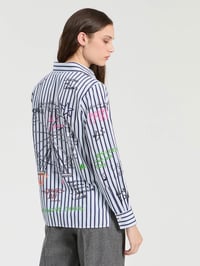 Image 4 of CAMISA DE RAYAS ESTAMPADO NORIA