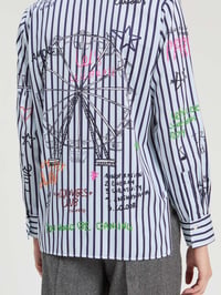 Image 6 of CAMISA DE RAYAS ESTAMPADO NORIA