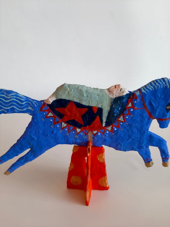 Sky sleeping ~ handmade sculpture ~ ooak