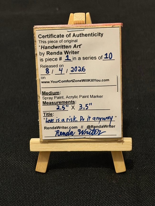 2.5” x 3.5” Mini Canvas / Series of 10 - Released on 8/4/26