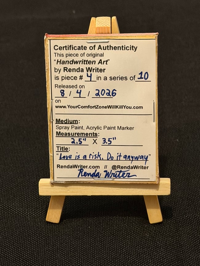 2.5” x 3.5” Mini Canvas / Series of 10 - Released on 8/4/26