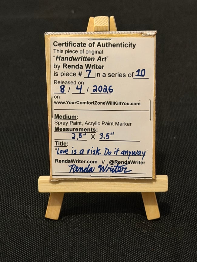 2.5” x 3.5” Mini Canvas / Series of 10 - Released on 8/4/26