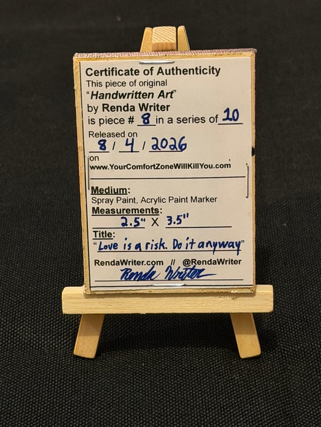 2.5” x 3.5” Mini Canvas / Series of 10 - Released on 8/4/26