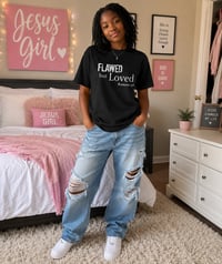 Image 2 of Flawed but Loved T-Shirt