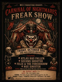 Image 1 of 10/30 CARNIVAL OF NIGHTMARES