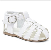 Boys white sandals