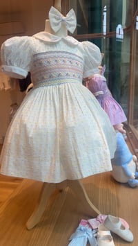 Image 3 of Multicolour Swiss dot smock dress 