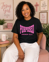 Image 3 of Purposed Jeremiah 29:11 Christian T-Shirt