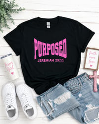 Image 1 of Purposed Jeremiah 29:11 Christian T-Shirt