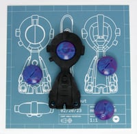 Image 1 of Pocketnaut - Black With Violet Skies Faces