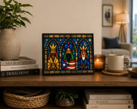 Image 3 of Los Reyes Magos Canvas Art Print – Puerto Rican Three Wise Men Wall Decor (8x10)