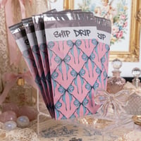 Image 3 of Bow Coquette Designer Poly Mailers | 6x9 10x13 | Cute Trendy Preppy Shipping Bags