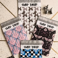 Image 3 of Trendy Poly Mailer Variety Pack | 4 Aesthetic Patterns | 6x9 10x13 | Ship Drip
