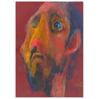 Image 1 of Abbot - Sketchbook Drawing in Soft Pastels on Paper 