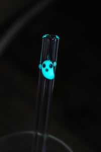 Image 4 of Glow in the Dark Ghost Glass Straw