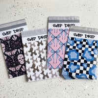 Image 5 of Trendy Poly Mailer Variety Pack | 4 Aesthetic Patterns | 6x9 10x13 | Ship Drip