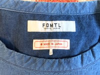 Image 3 of FDMTL fundamental agreement luxury Kapital indigo patchwork tee, size 2 (M)