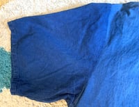 Image 4 of FDMTL fundamental agreement luxury Kapital indigo patchwork tee, size 2 (M)