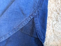 Image 6 of FDMTL fundamental agreement luxury Kapital indigo patchwork tee, size 2 (M)