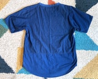 Image 7 of FDMTL fundamental agreement luxury Kapital indigo patchwork tee, size 2 (M)