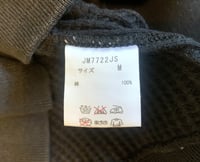 Image 7 of Jackman Japan black thermal cotton sweater, size M