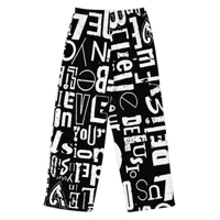 Image 3 of FONT BLOCK - "Believe In Your Delusion - Wide-leg joggers