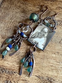 Image 2 of Fortune Teller in blue earrings 